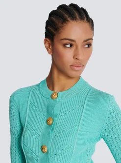 Shop Cropped Knit Cardigan Women Knitwear