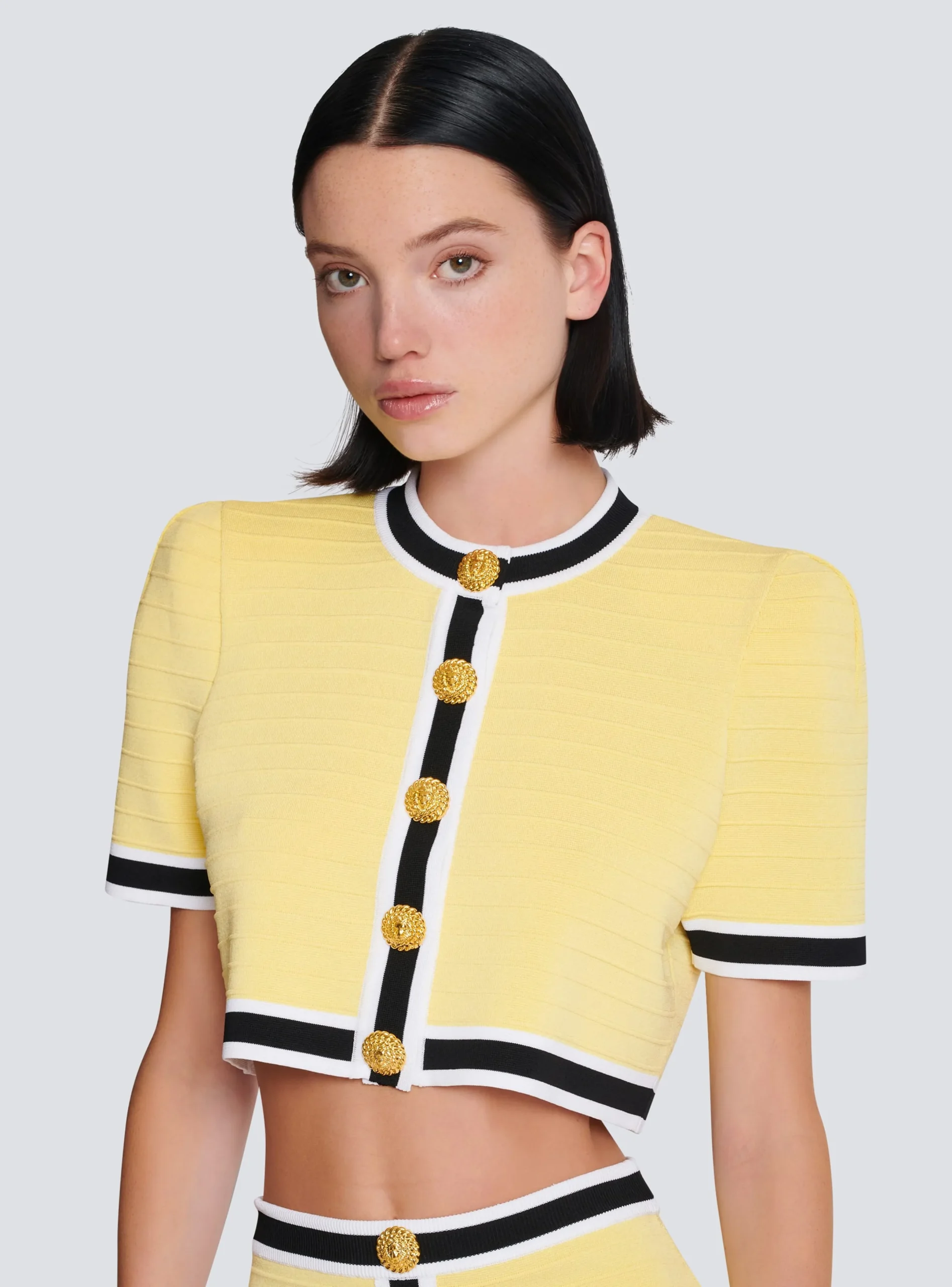 Shop Cropped Knit Cardigan Women Knitwear|Tops And Shirts
