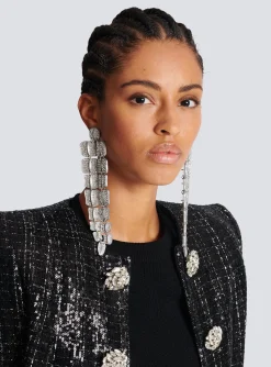 Cheap Crystal Crocodile Earrings Women Fashion Jewelry