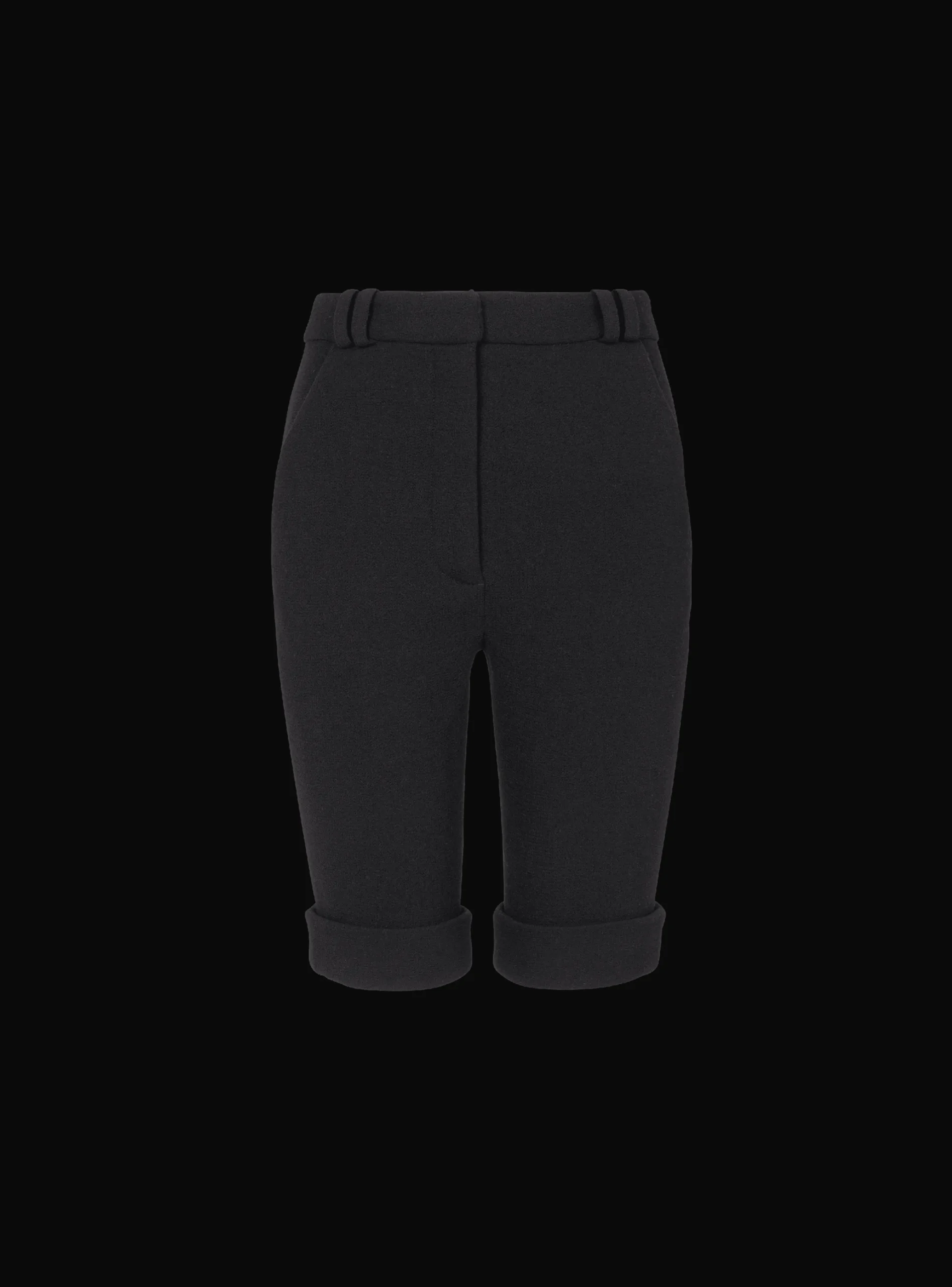 Shop Cycling Shorts In Double Crepe Women Trousers And Shorts