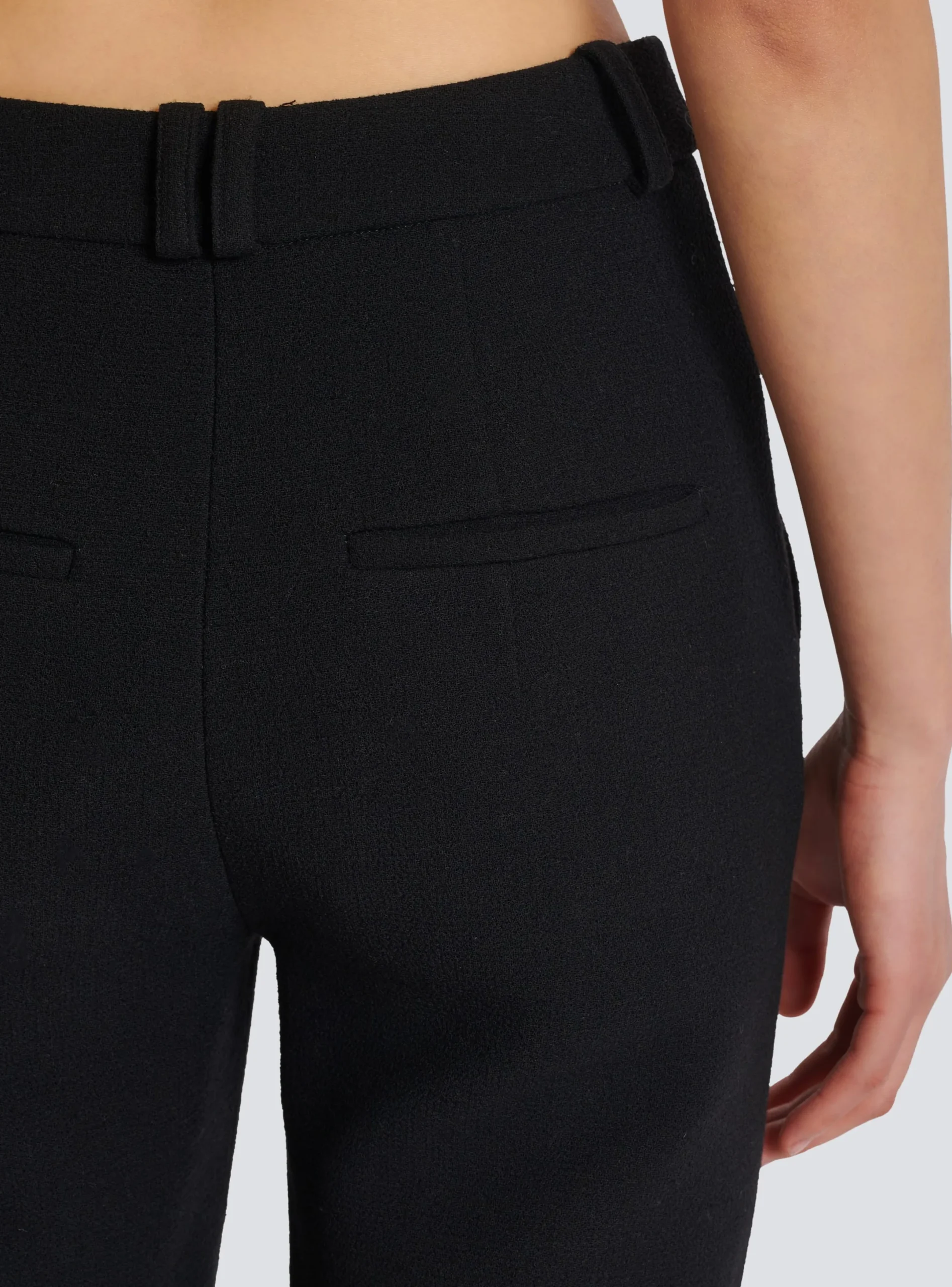 Shop Cycling Shorts In Double Crepe Women Trousers And Shorts