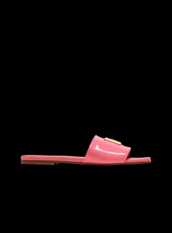 Discount Dafne Patent Leather Mules Women Flat Shoes