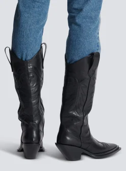 Outlet Dan Patchwork Leather Boots Boots And Rangers