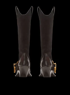 Store Dan Western Suede Leather Boots Women Boots