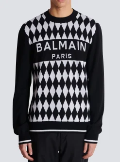 New Diamond Paris Two-tone Jacquard Jumper Knitwear
