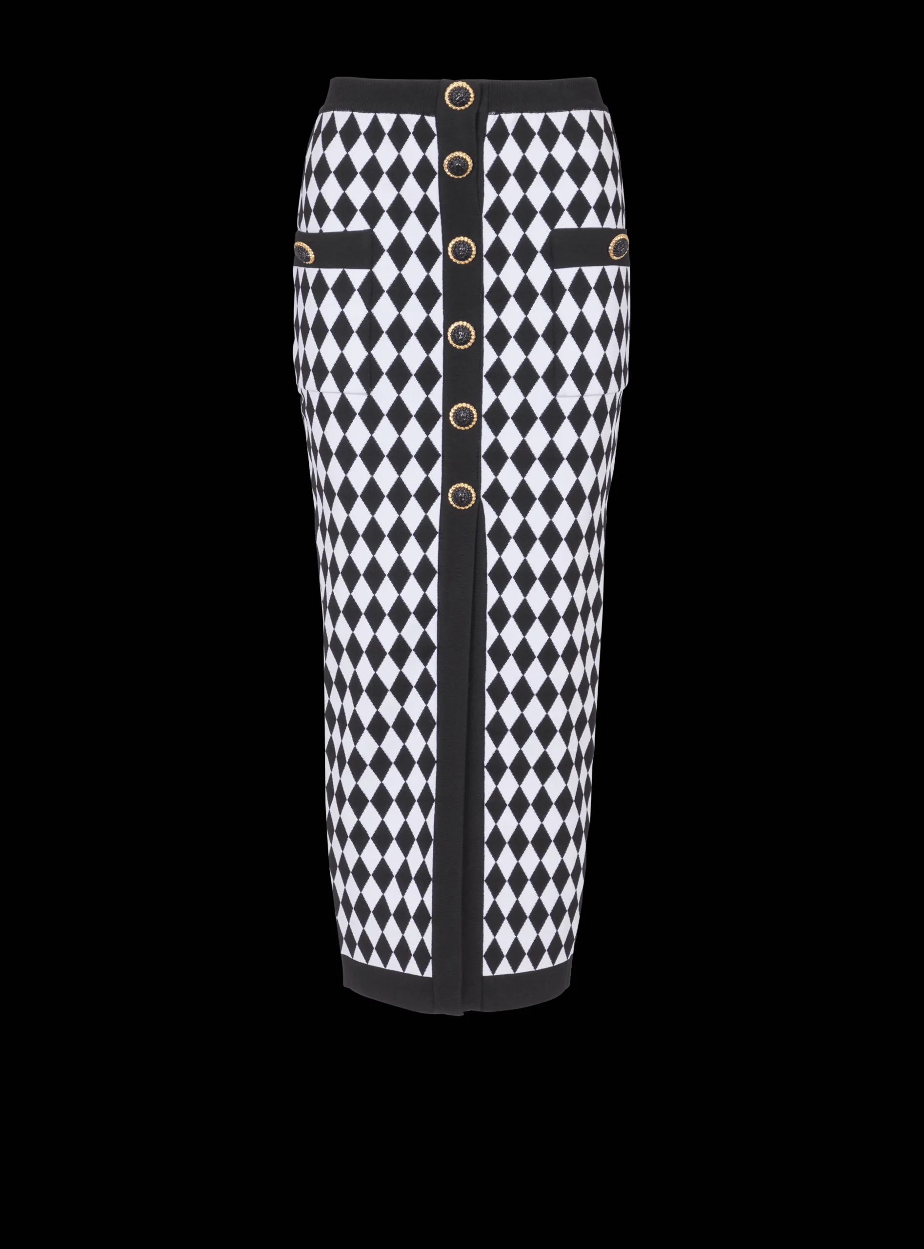 New Diamond Jacquard Midi Skirt Women Skirts