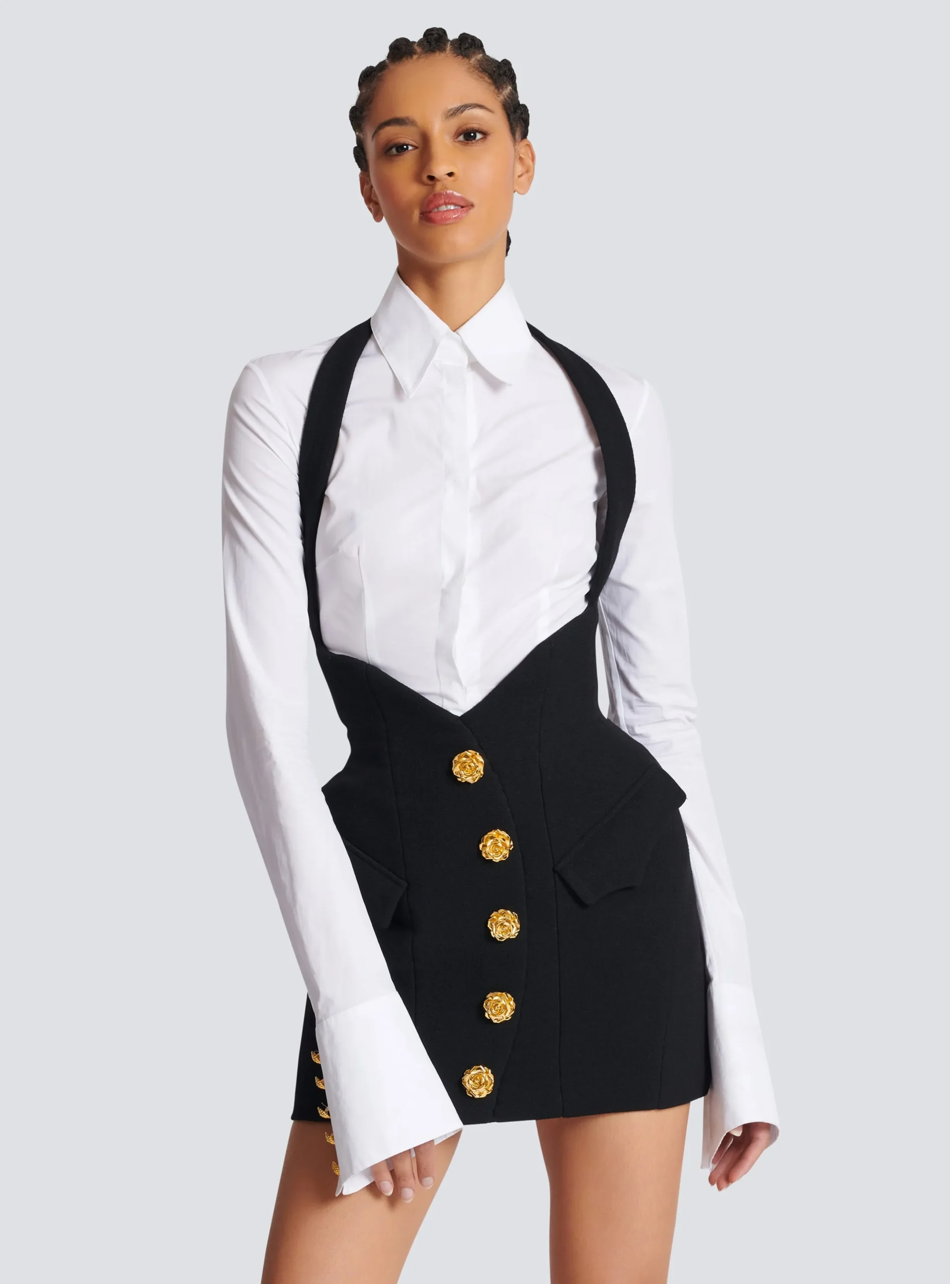 Cheap Double Crepe Tulip Skirt Women Skirts