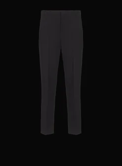 Cheap Double Wool Crepe Trousers Trousers And Shorts