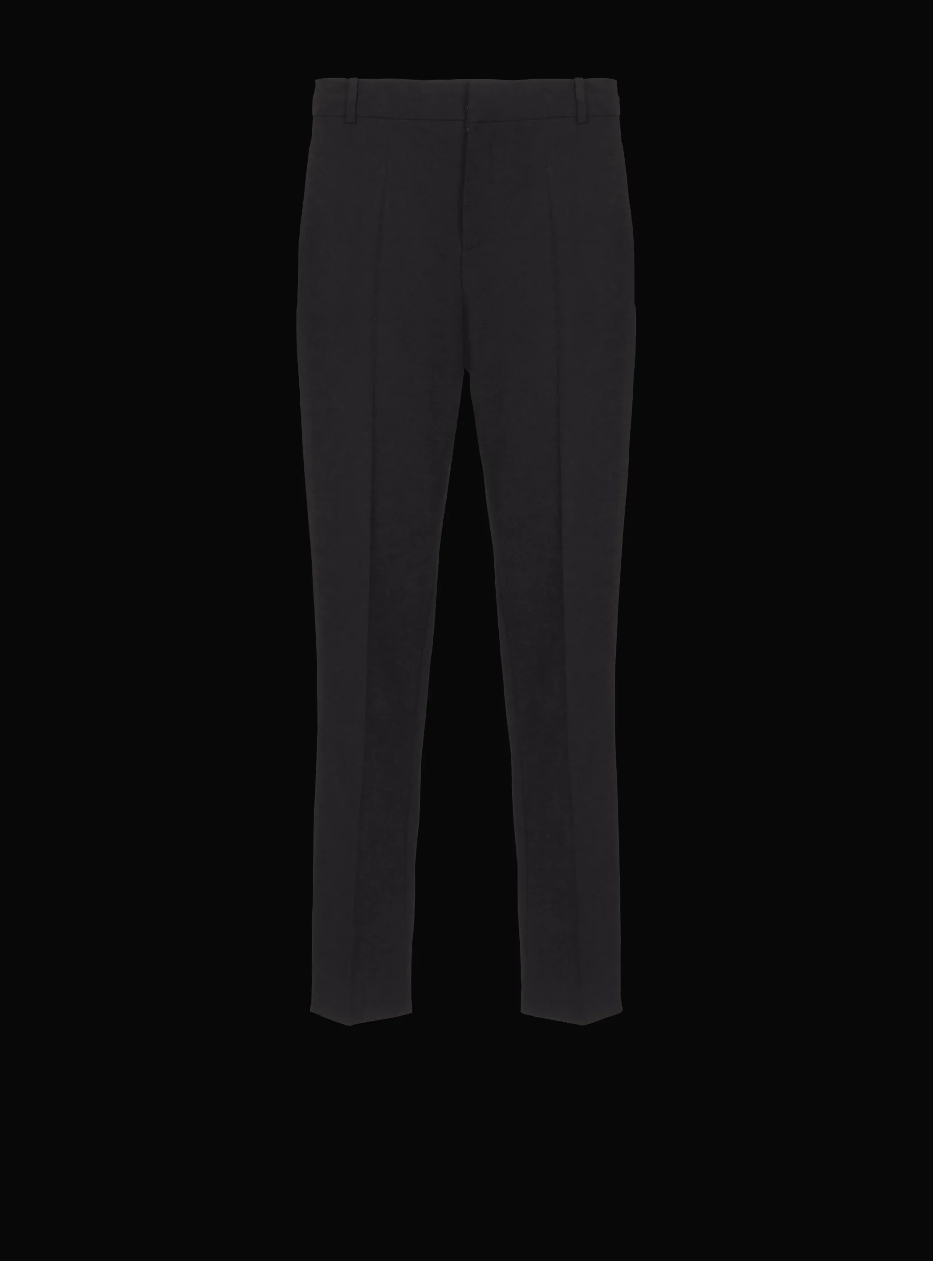Cheap Double Wool Crepe Trousers Trousers And Shorts