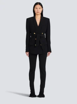 Best Double-breasted Fuchsia Eco-designed Blazer Women Jackets And Blazers