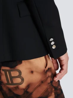 Shop Double-breasted Wool Blazer Jackets And Blazers
