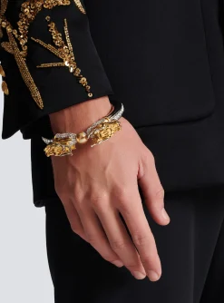 Fashion Dragon Bracelet With Pearl And Crystals Fashion Jewelry