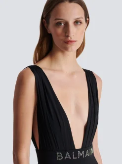 New Draped Swimsuit Women Swimwear