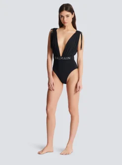 Best Sale Draped Swimsuit Women Swimwear