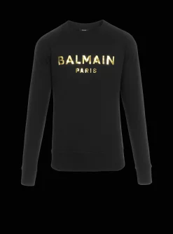 Sale Eco-designed Cotton Sweatshirt With Paris Logo Print Sportswear|Sweatshirts
