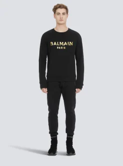 Sale Eco-designed Cotton Sweatshirt With Paris Logo Print Sportswear|Sweatshirts