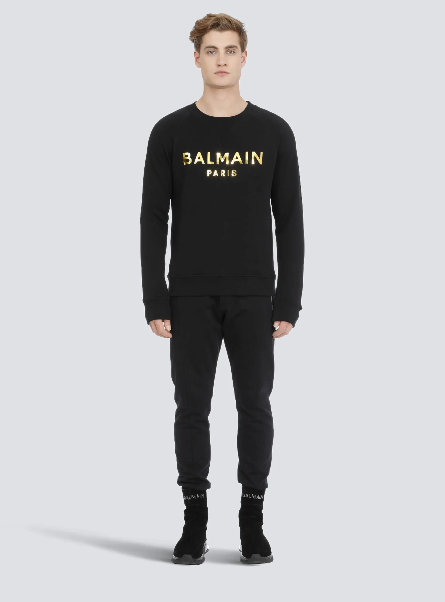 Sale Eco-designed Cotton Sweatshirt With Paris Logo Print Sportswear|Sweatshirts