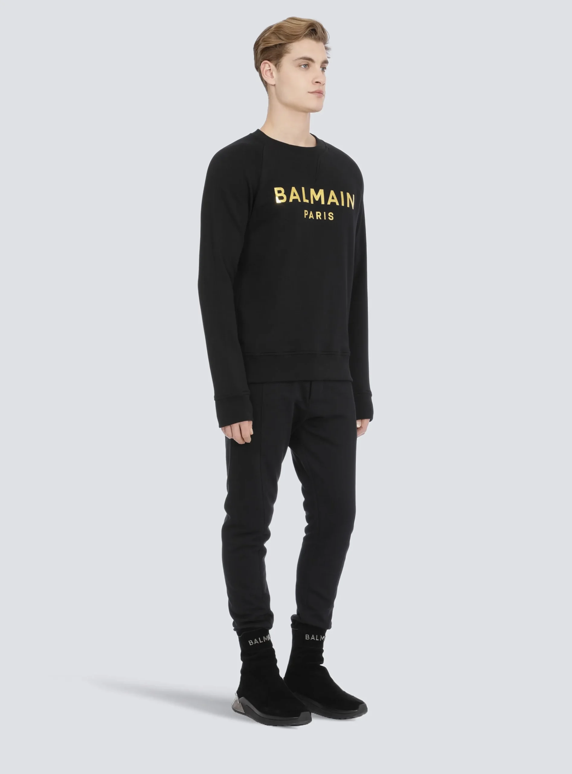Sale Eco-designed Cotton Sweatshirt With Paris Logo Print Sportswear|Sweatshirts