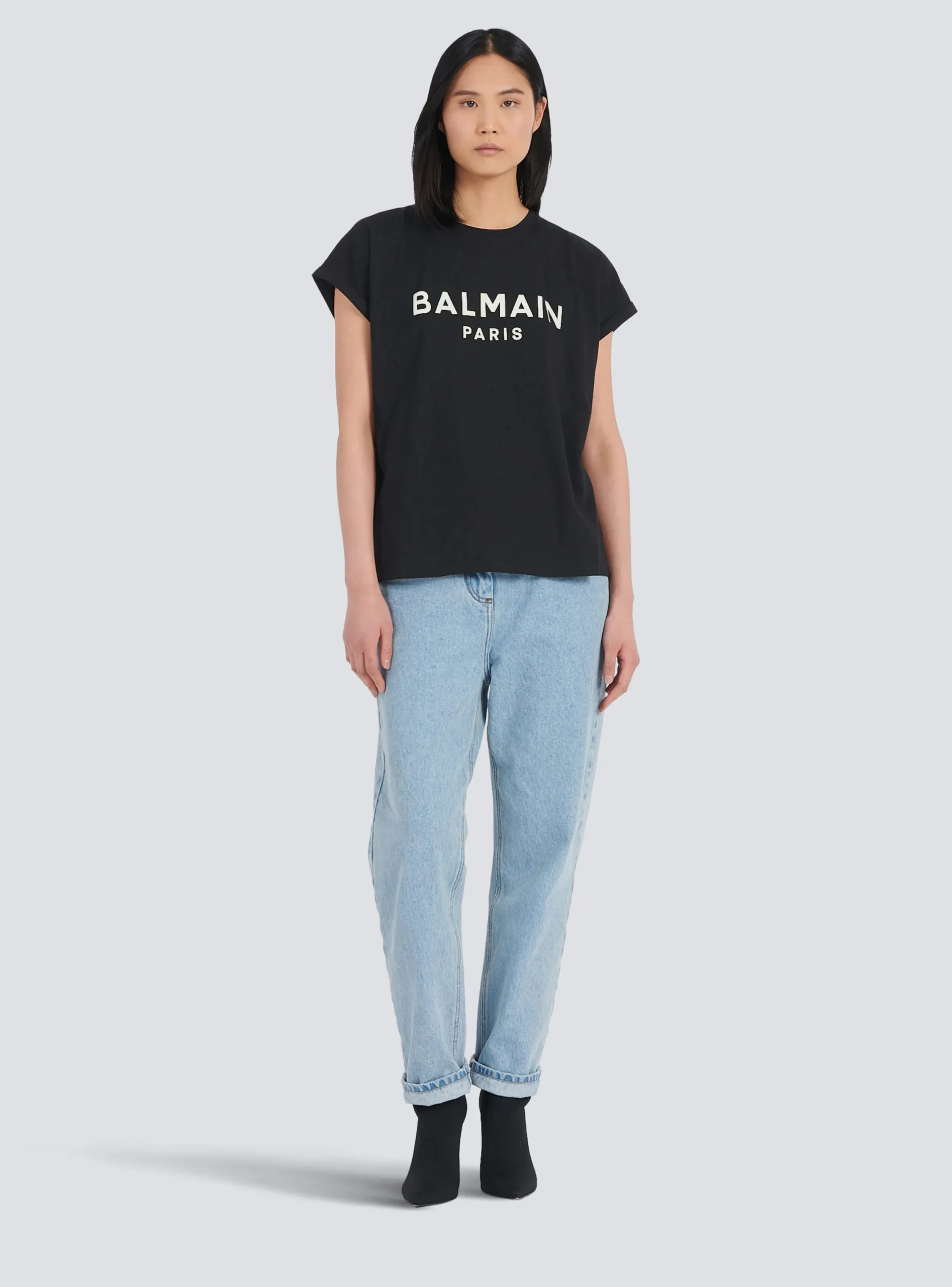Hot Eco-designed Cotton T-shirt With Logo Print Women T-Shirts