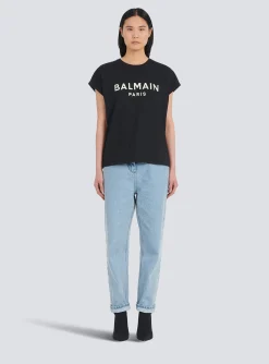 Hot Eco-designed Cotton T-shirt With Logo Print Women T-Shirts