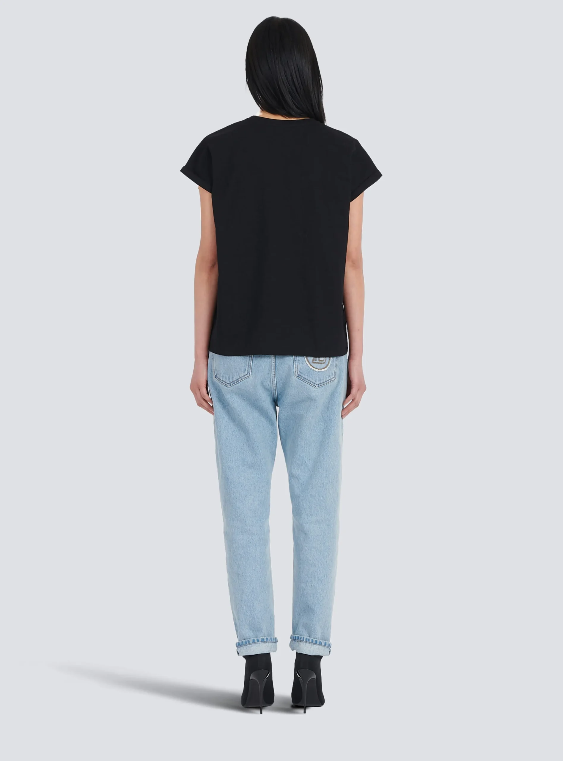 Hot Eco-designed Cotton T-shirt With Logo Print Women T-Shirts
