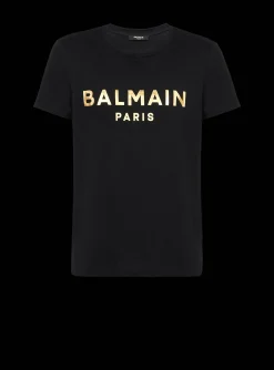 Store Eco-designed Cotton T-shirt With Paris Logo Print T-Shirts
