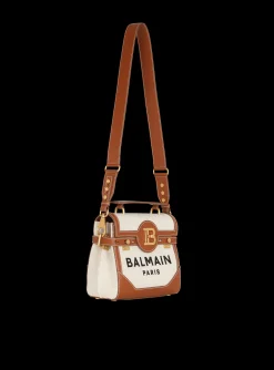 Discount Ecru Canvas B-Buzz 23 Bag With Leather Panels Women Shoulder Bags|Crossbody Bags