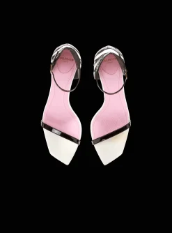 Cheap Eden Sandals In Two-tone Leather Women High Heels & Pumps