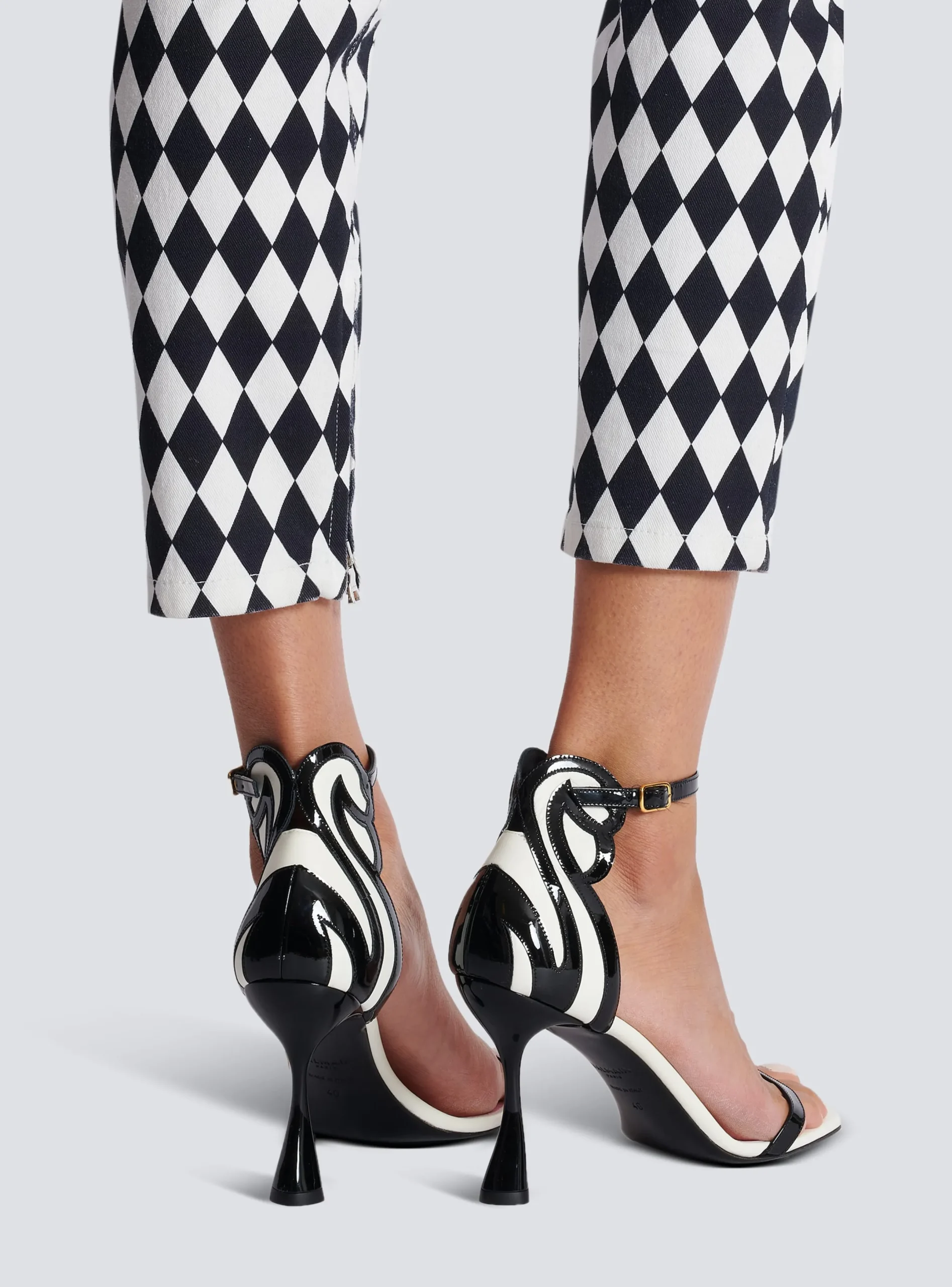 Cheap Eden Sandals In Two-tone Leather Women High Heels & Pumps