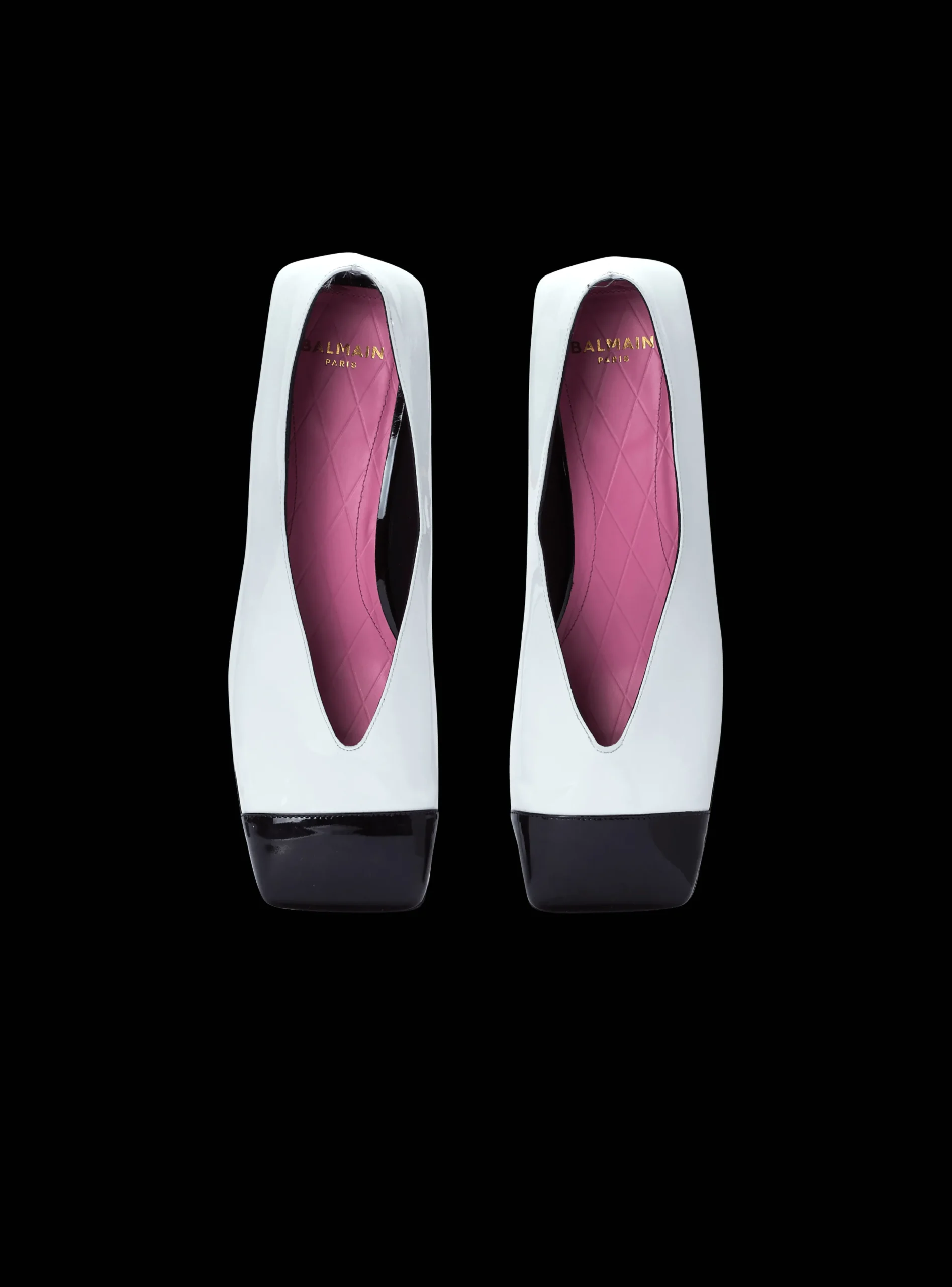 Best Sale Eden Two-tone Patent Leather Ballet Flats Women Flat Shoes