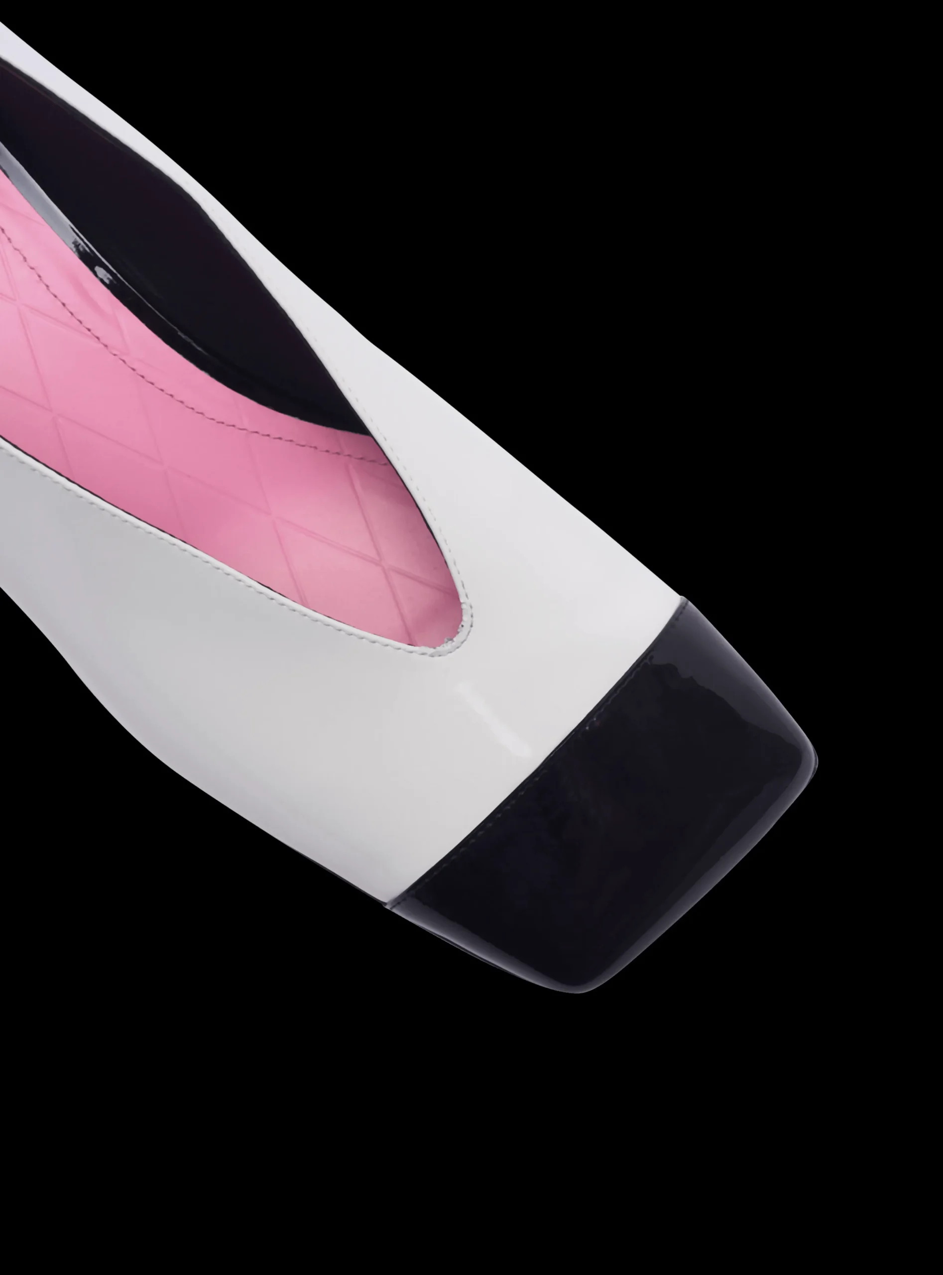 Best Sale Eden Two-tone Patent Leather Ballet Flats Women Flat Shoes
