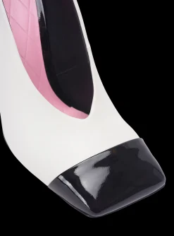 Sale Eden Two-tone Pumps In Lambskin And Patent Leather Women High Heels & Pumps