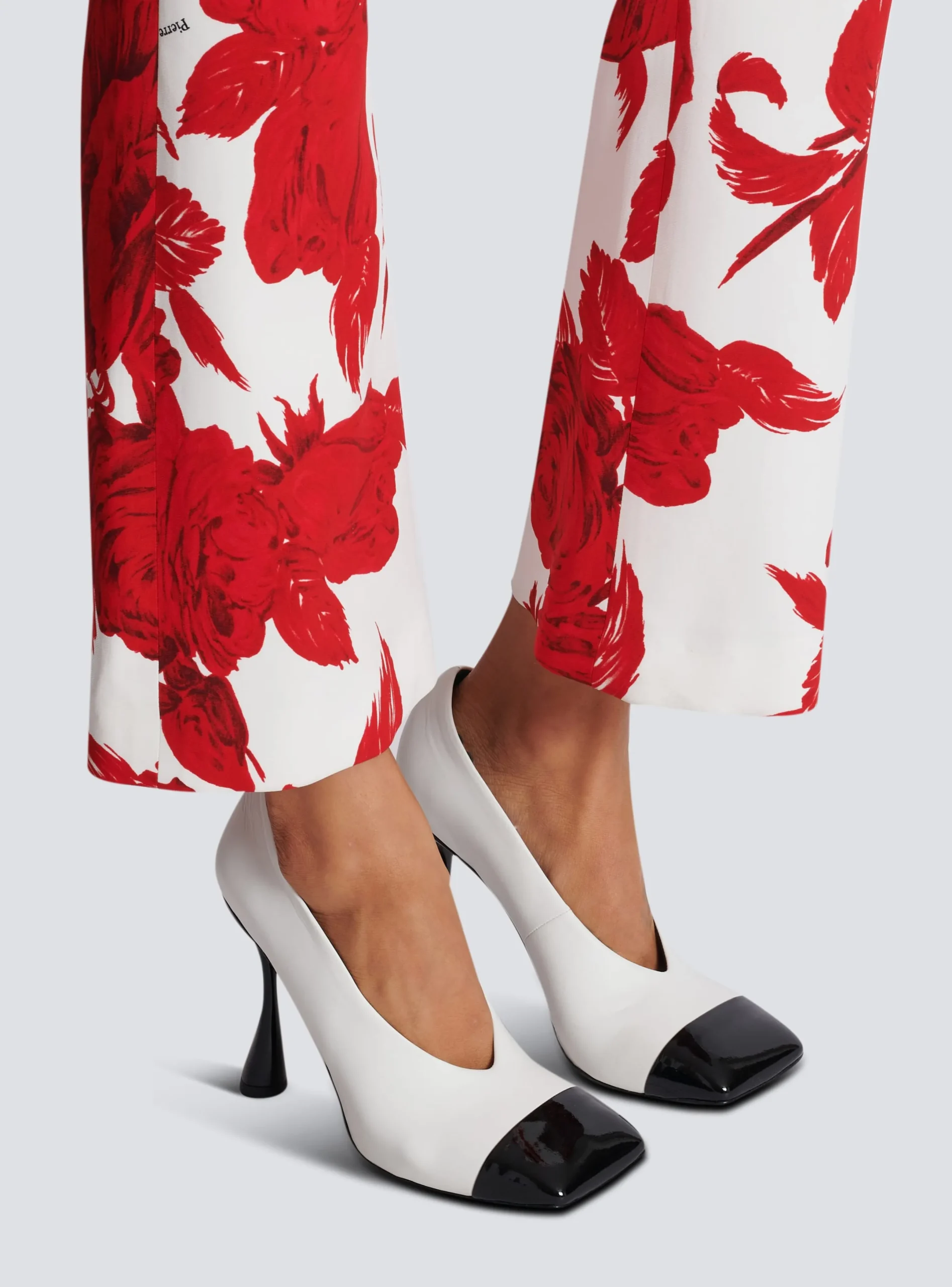 Sale Eden Two-tone Pumps In Lambskin And Patent Leather Women High Heels & Pumps