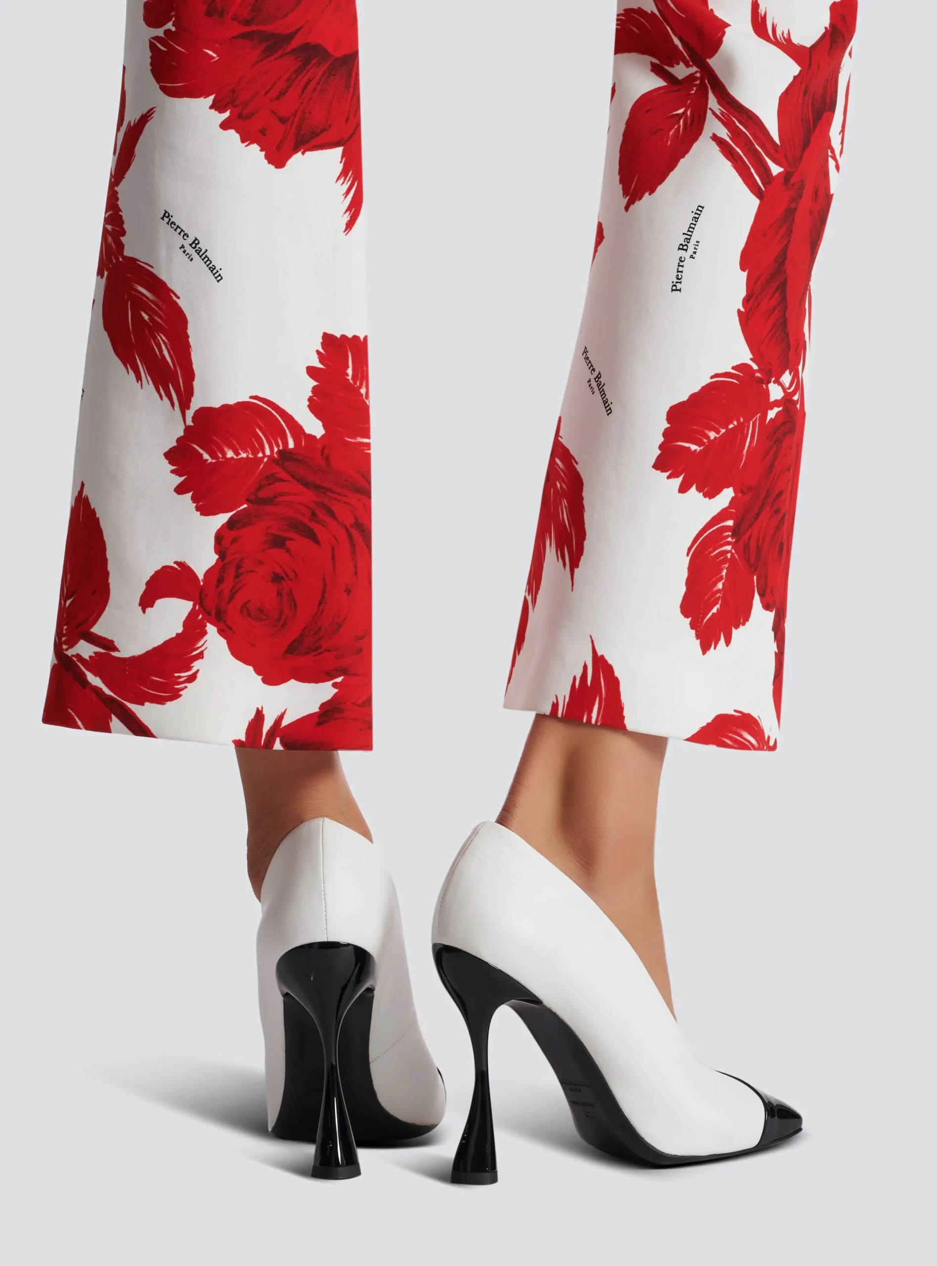 Sale Eden Two-tone Pumps In Lambskin And Patent Leather Women High Heels & Pumps