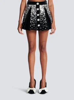 Sale Embellished Skater Skirt Women Skirts