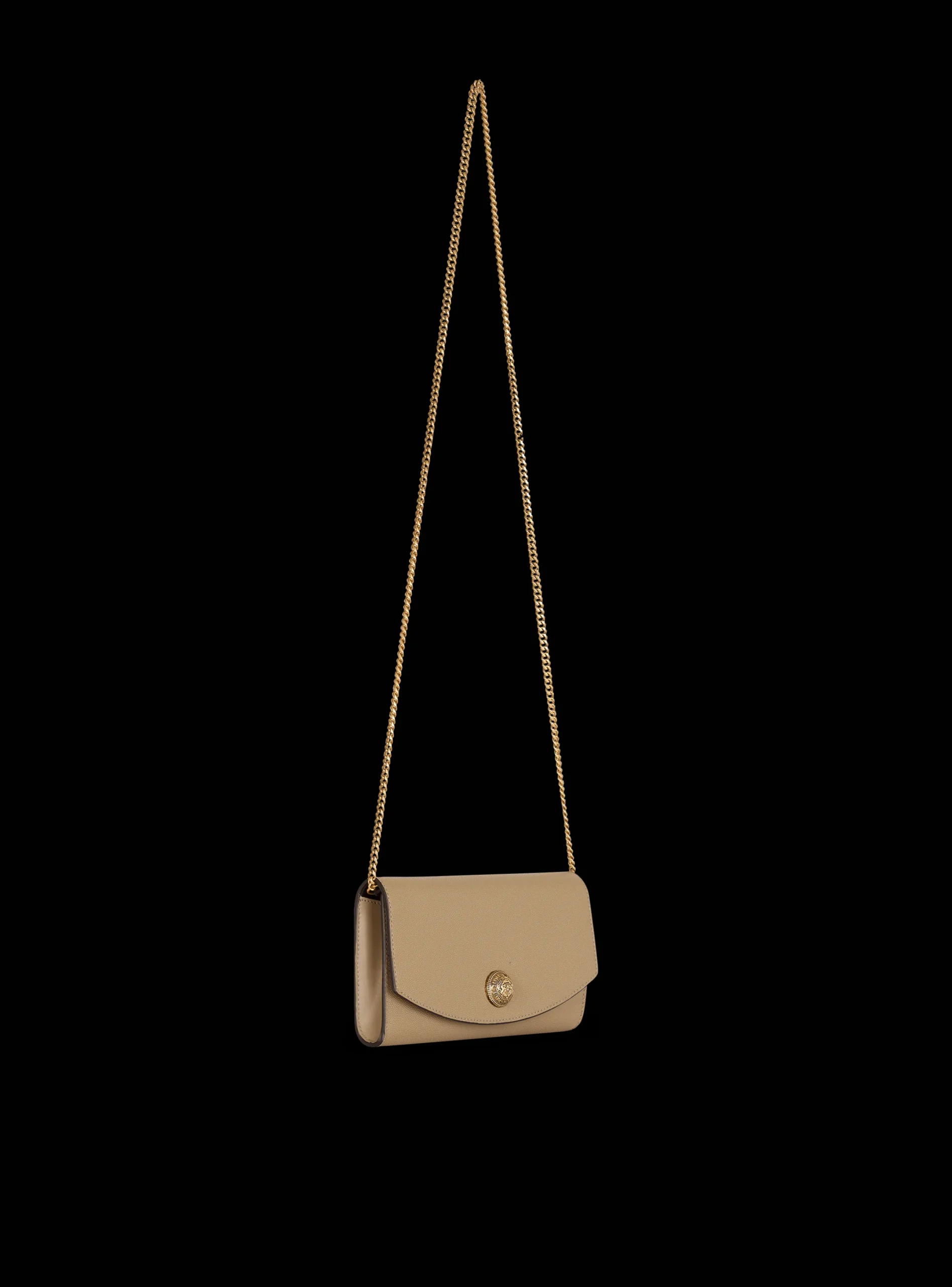 Flash Sale Emblème Grained Calfskin Clutch Women Small Leather Goods|Mini Bags