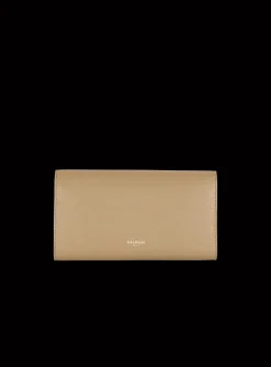 Flash Sale Emblème Grained Calfskin Clutch Women Small Leather Goods|Mini Bags