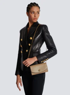 Flash Sale Emblème Grained Calfskin Clutch Women Small Leather Goods|Mini Bags