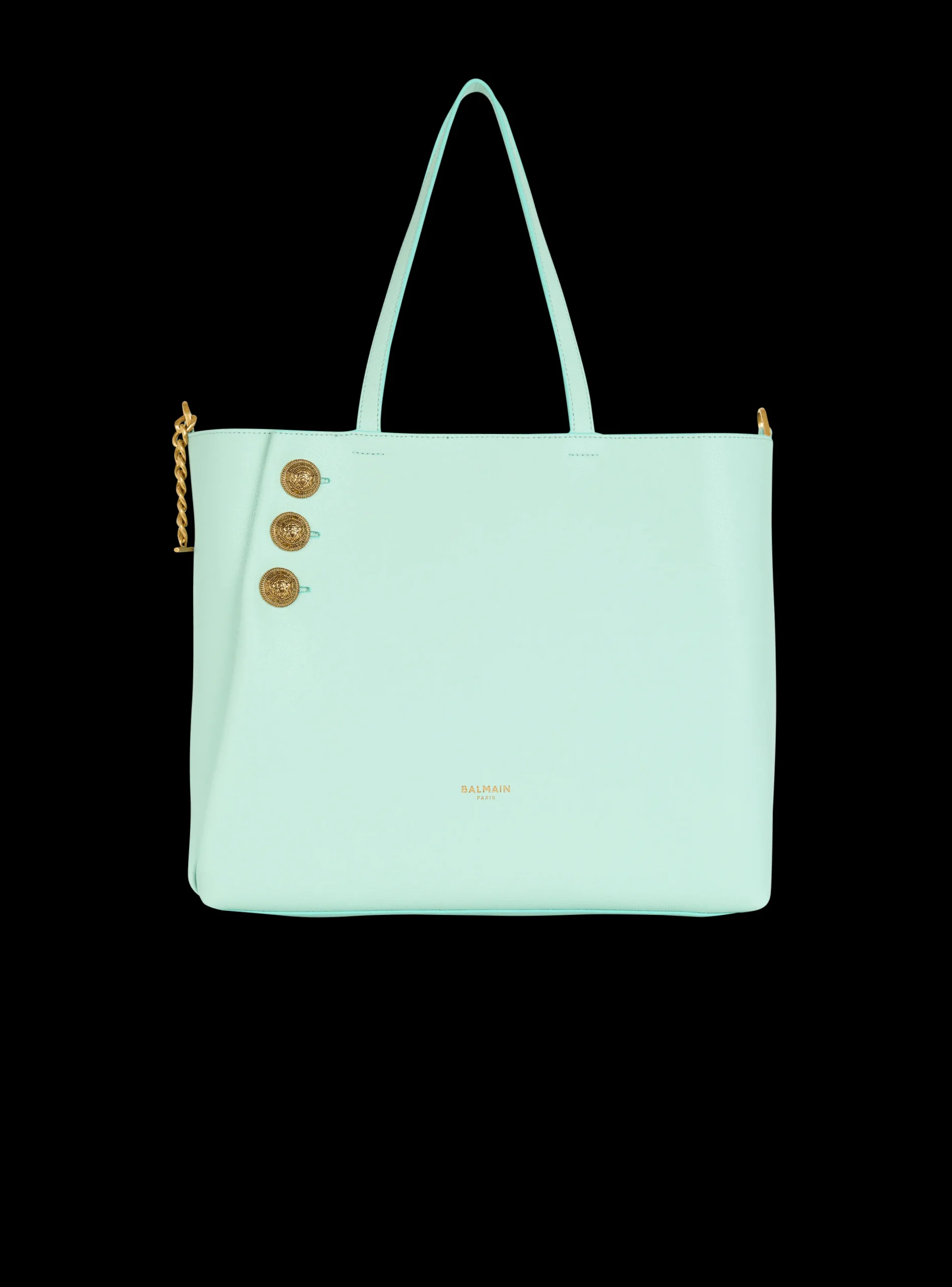 Shop Emblème Grained Calfskin Tote Bag Women Tote Bags|Shoulder Bags