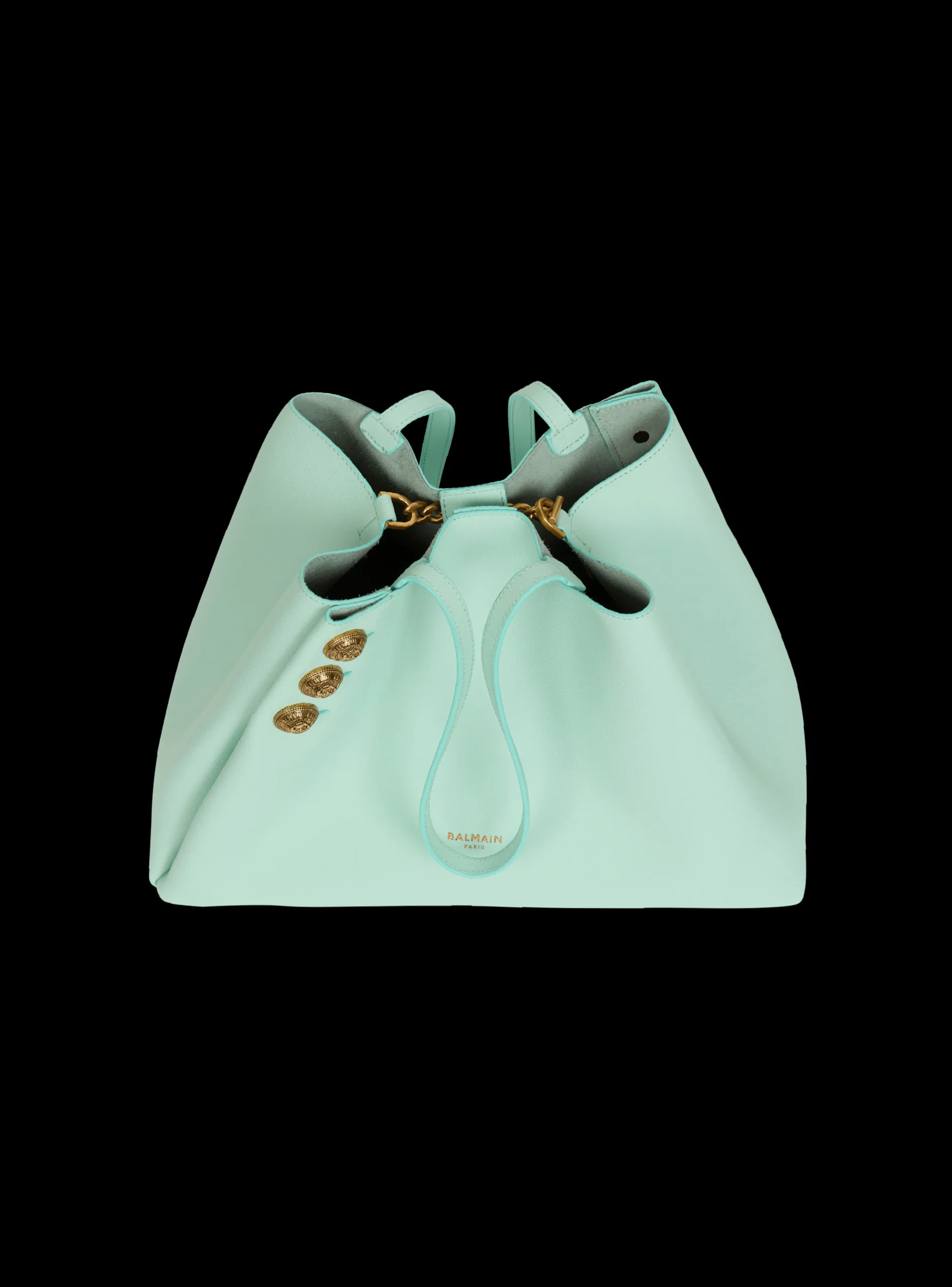 Shop Emblème Grained Calfskin Tote Bag Women Tote Bags|Shoulder Bags