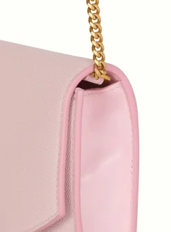 Shop Emblème Grained Calfskin Clutch Women Small Leather Goods|Mini Bags