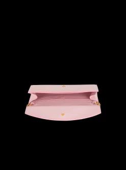 Shop Emblème Grained Calfskin Clutch Women Small Leather Goods|Mini Bags