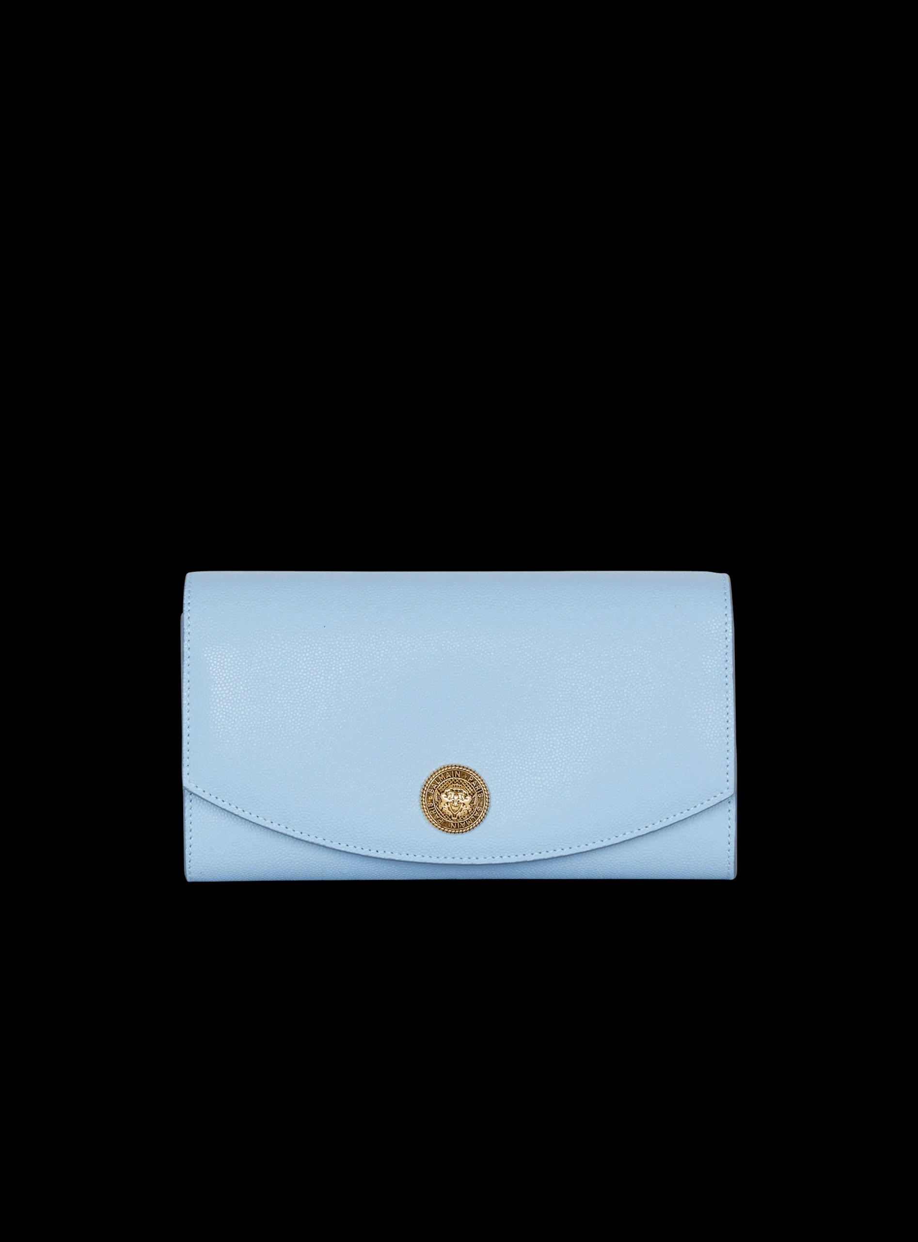Cheap Emblème Grained Calfskin Clutch Women Small Leather Goods|Mini Bags