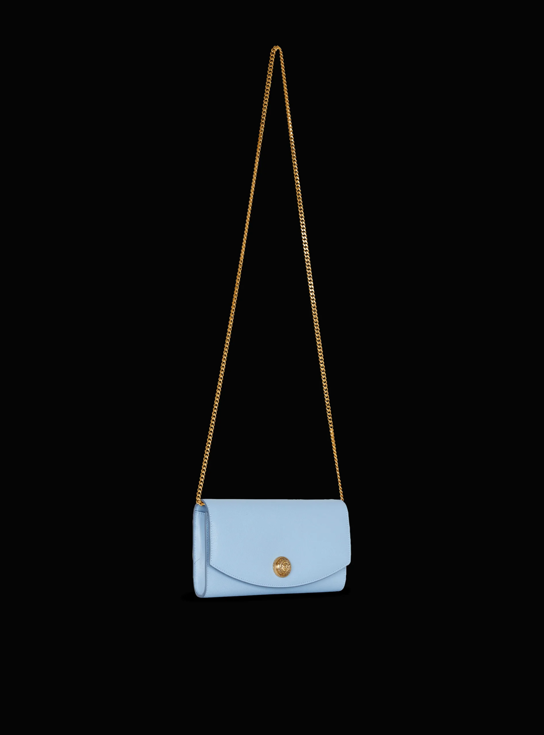 Cheap Emblème Grained Calfskin Clutch Women Small Leather Goods|Mini Bags