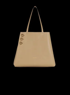 New Emblème Grained Calfskin Tote Bag Women Tote Bags|Shoulder Bags