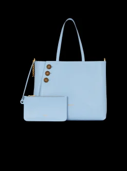Discount Embl&egrave;me Grained Calfskin Tote Bag Women Tote Bags|Shoulder Bags
