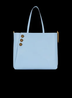 Discount Embl&egrave;me Grained Calfskin Tote Bag Women Tote Bags|Shoulder Bags