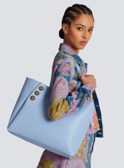 Discount Embl&egrave;me Grained Calfskin Tote Bag Women Tote Bags|Shoulder Bags