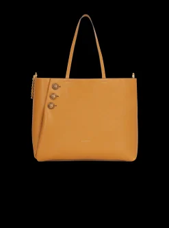 Cheap Embl&egrave;me Grained Leather Tote Bag Women Tote Bags|Shoulder Bags
