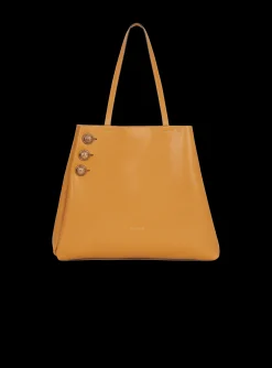 Cheap Embl&egrave;me Grained Leather Tote Bag Women Tote Bags|Shoulder Bags